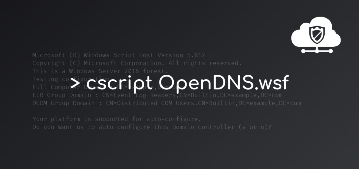 Integrating Cisco Umbrella Roaming Client with Active Directory