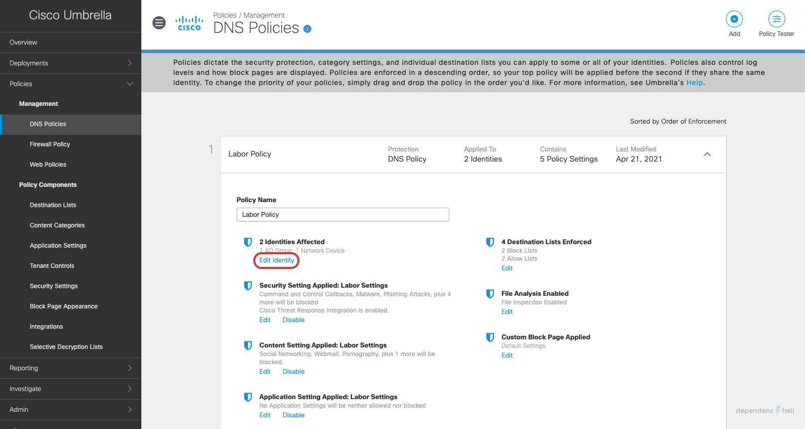 Integrating Cisco Umbrella Roaming Client with Active Directory